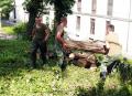 Members of the Serbian Armed Forces in "Spring Cleaning of Serbia" Campaign